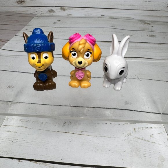 Paw Patrol Mini Figure Set Of 6 Characters - Chase Skye Rocky Ryder & Bunny - Picture 5 of 10